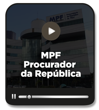 Procurador da República MPF - Comentários de questões