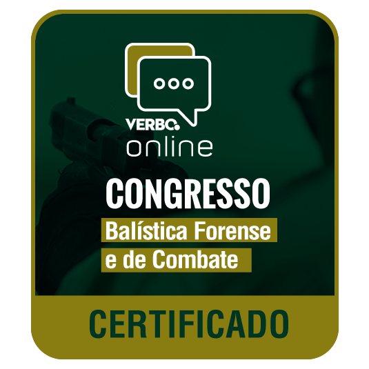 Certificado de Participao - 3 Congresso Online de Balstica Forense e de Combate 