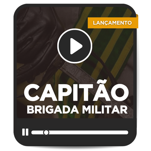 Capitão da Brigada Militar RS 2024 (Presencial)