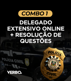 COMBO - DELEGADO EXTENSIVO + RESOLUO DE QUESTES (online)